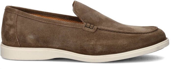 Nelson suède loafers taupe