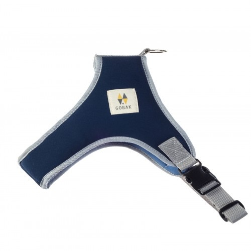 Coleira ergonômica para cães Jostedal Gobak, respirável, azul.