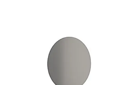 Dansani Spejl Corona ø90 cm - Corona rundt spejl ø90 cm med lys