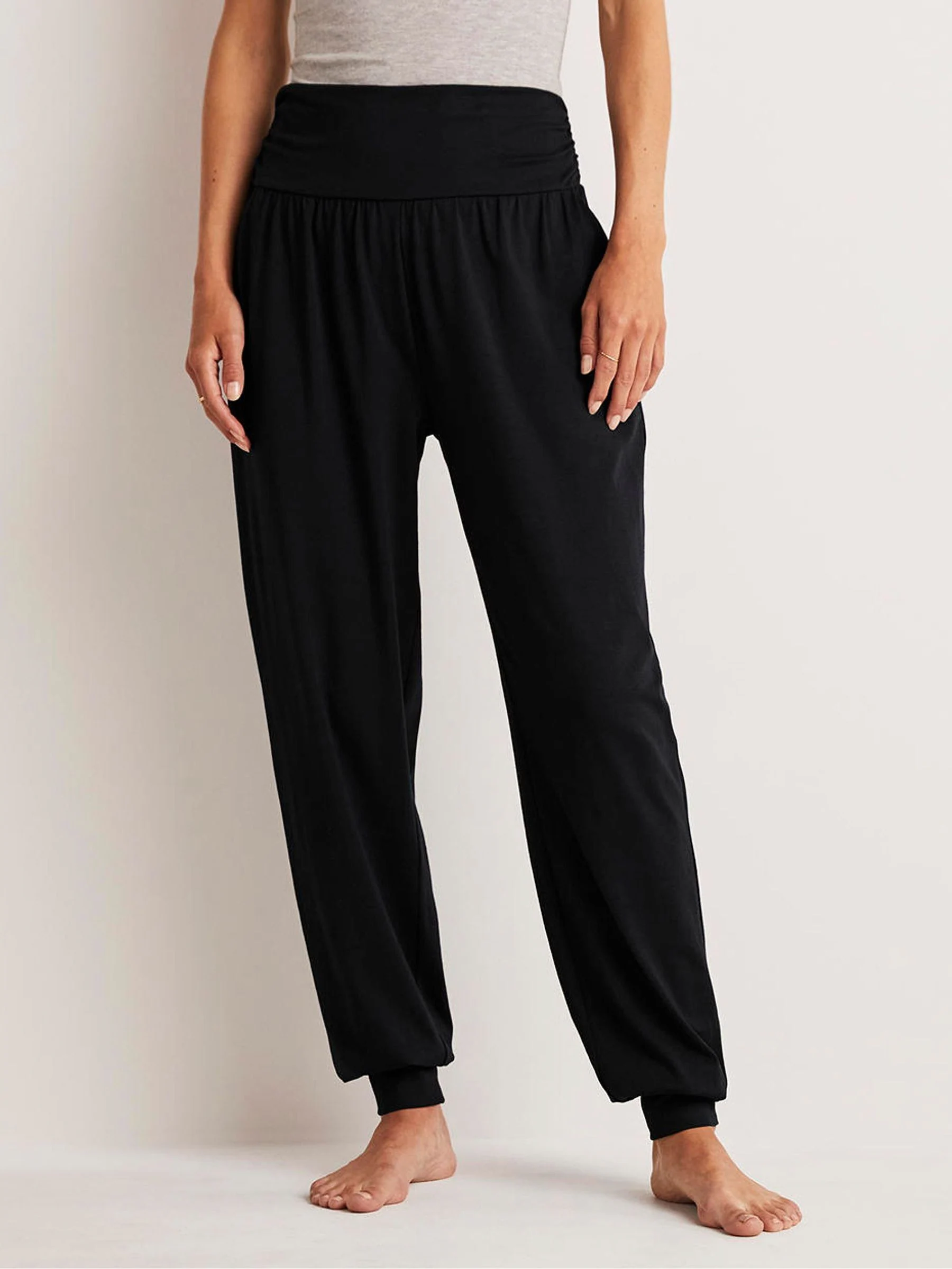 Zwart - Boden - Hareem - Jersey joggingbroek