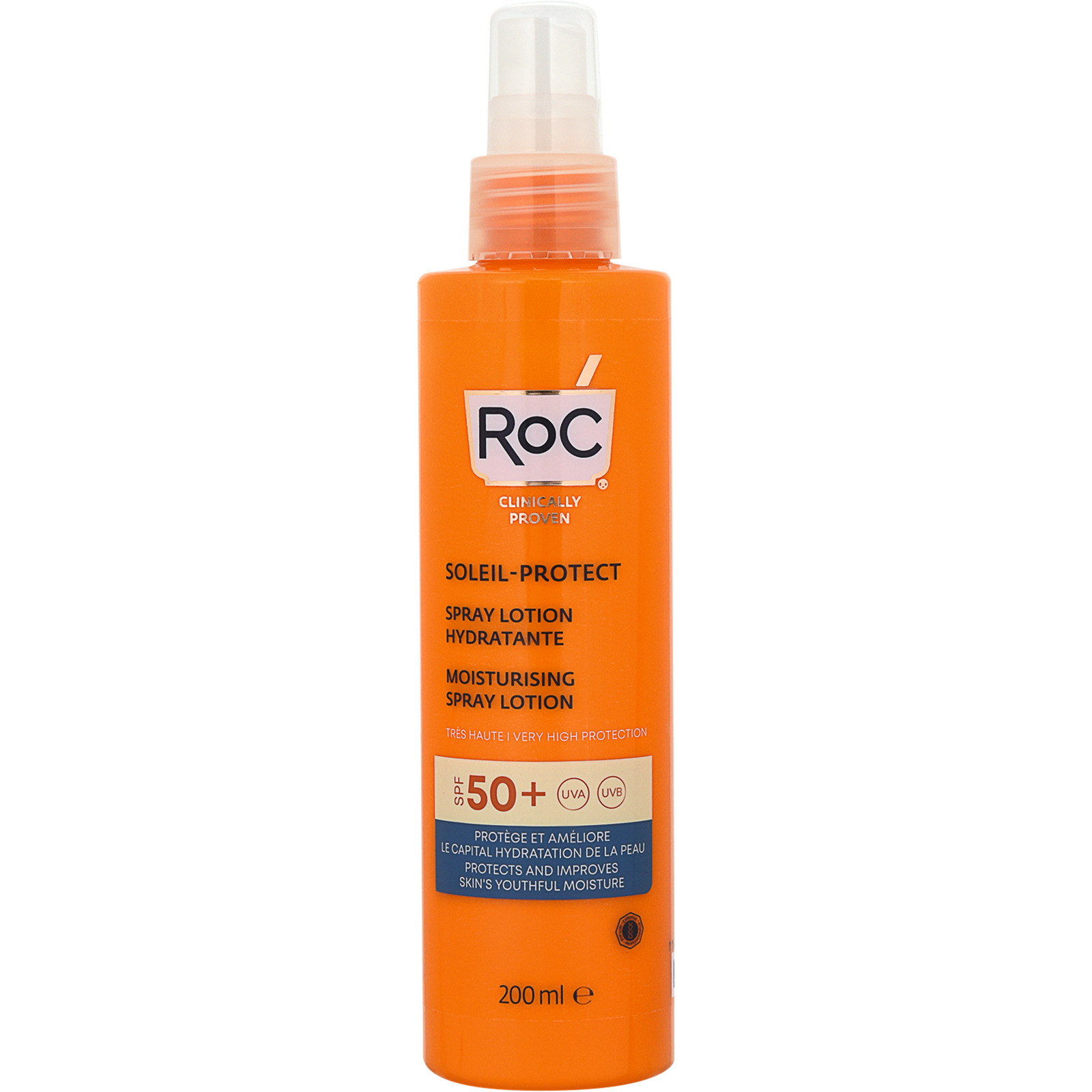 RoC Soleil-Protect Moisturising Spray Lotion SPF 50+ 200 ml