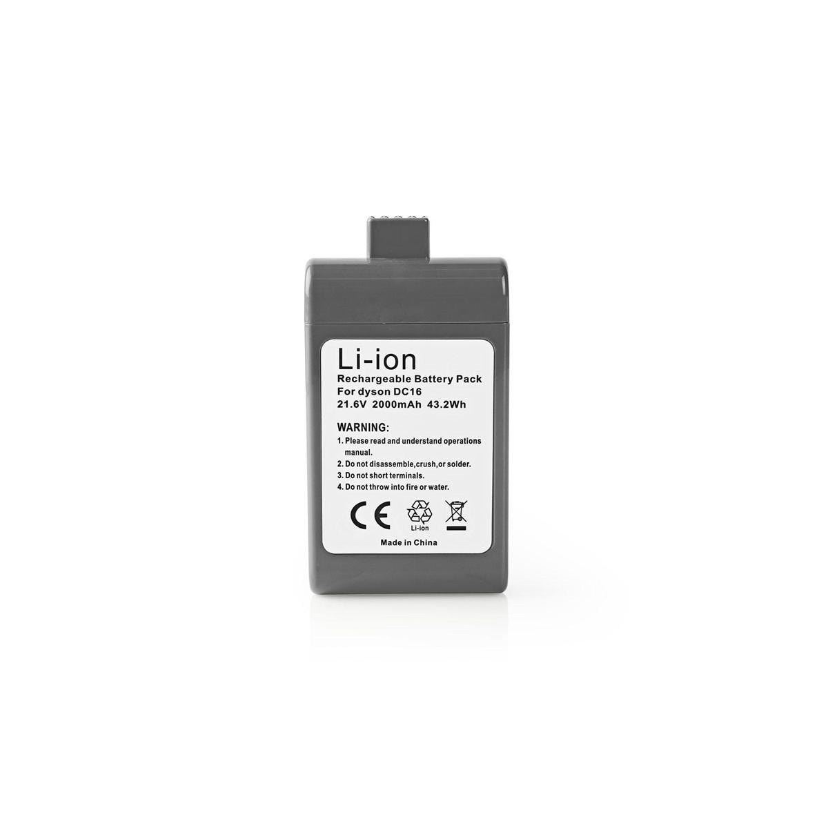 Batteri Til Støvsuger | Li-Ion | 21,6 V | 2 Ah | 43,2 Wh | Erstatning for Dyson