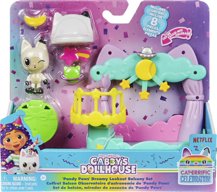 Gabbys Dollhouse Gabbys Dukkehus Balkonsæt