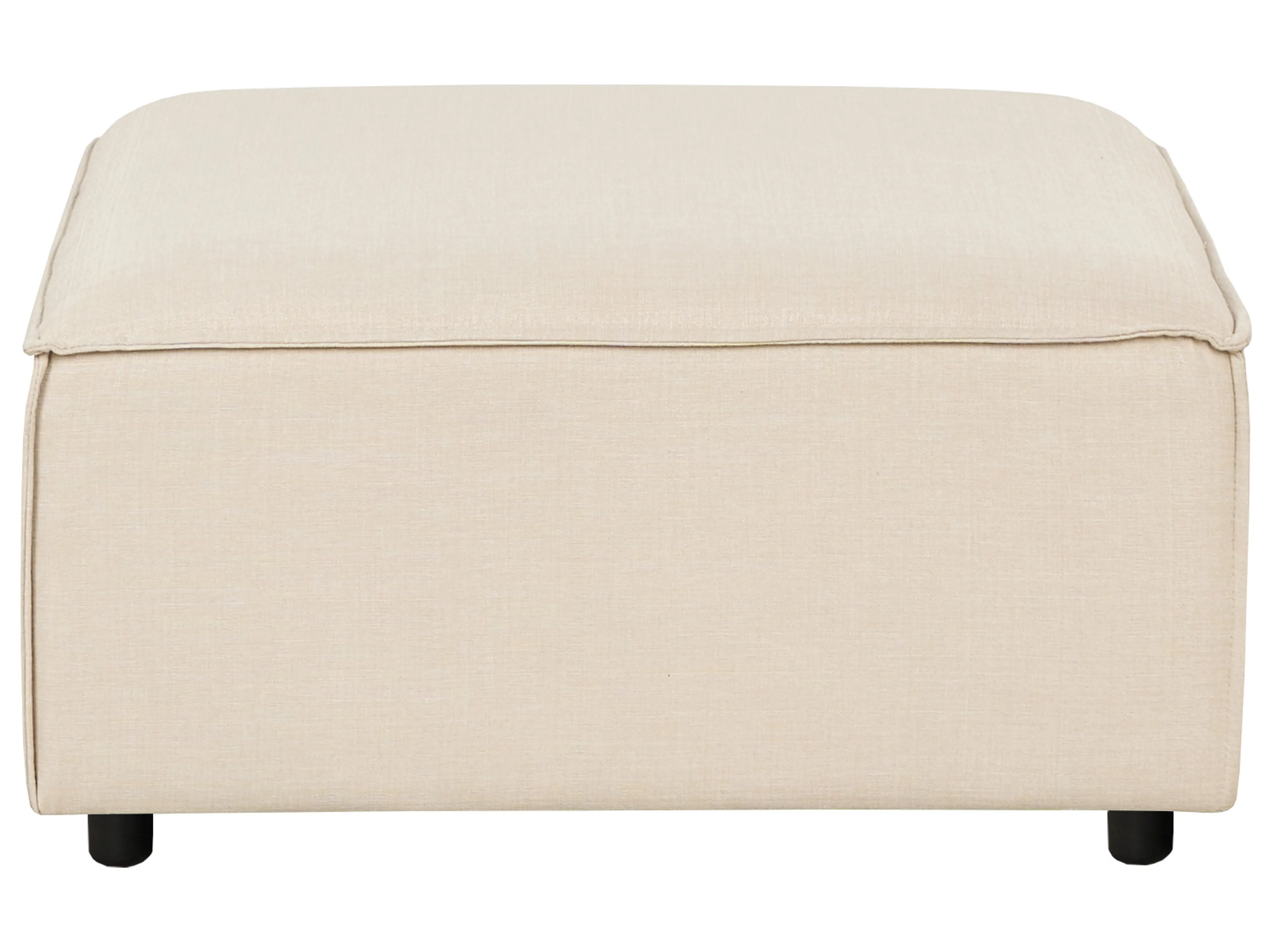 Modulaire hoekbank 3-zits ARDAL Stof Beige met ottomaan linkszijdig