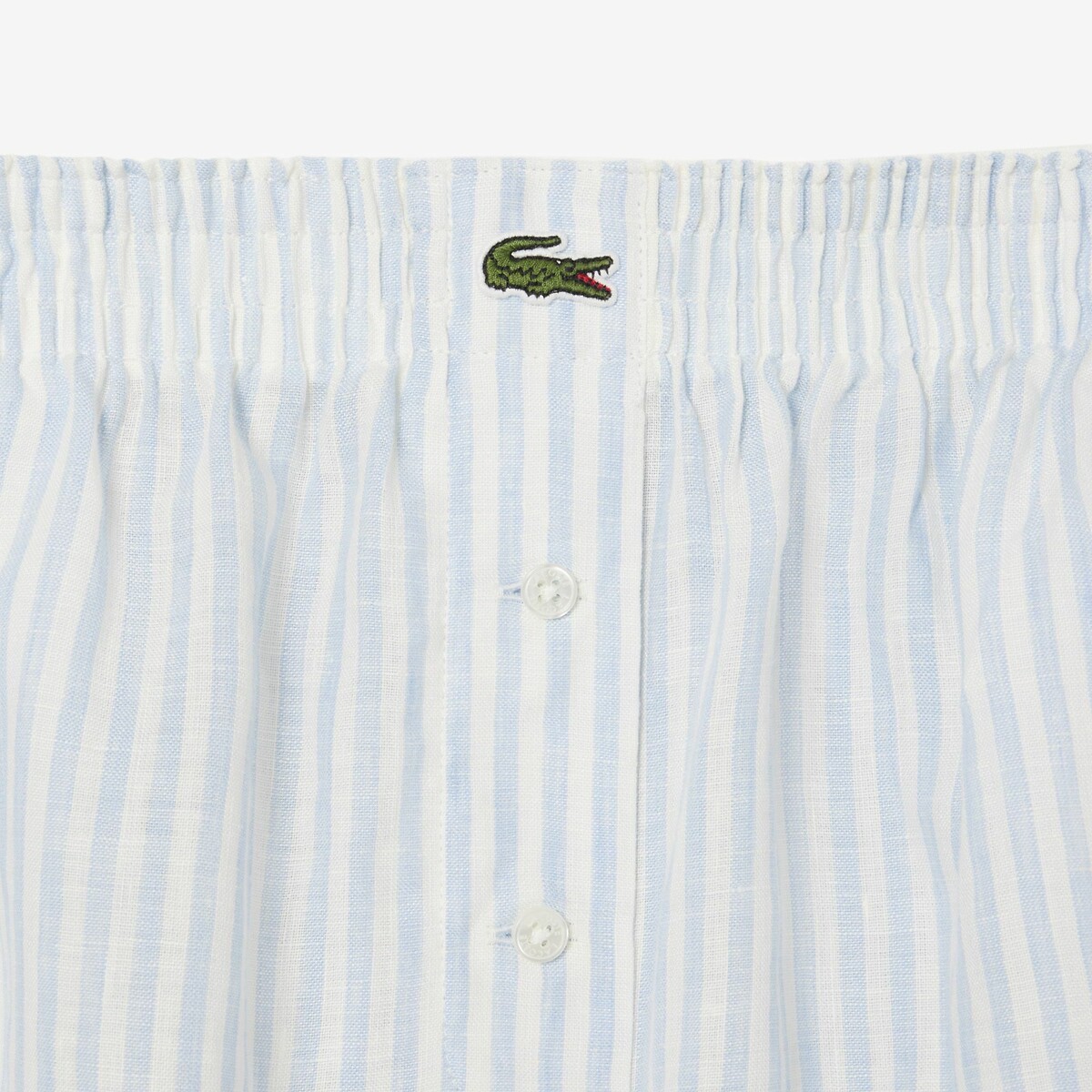 LACOSTE<br>Shorts curtos de linho