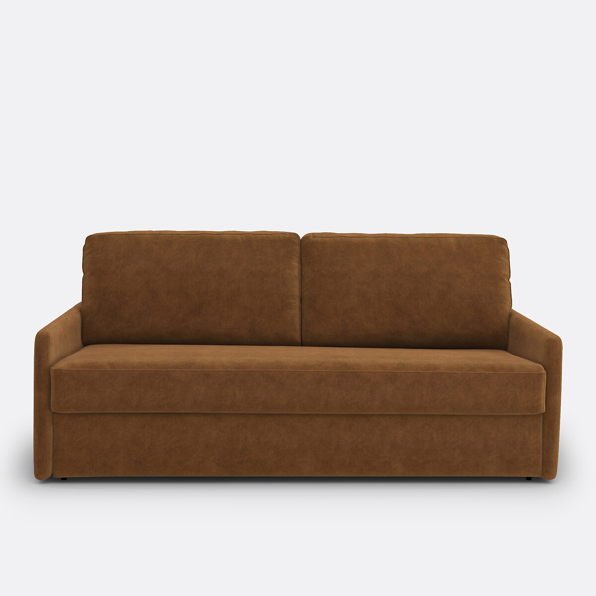 LA REDOUTE INTERIEURS<br>Sofá cama de veludo, espuma HR premium, Marta