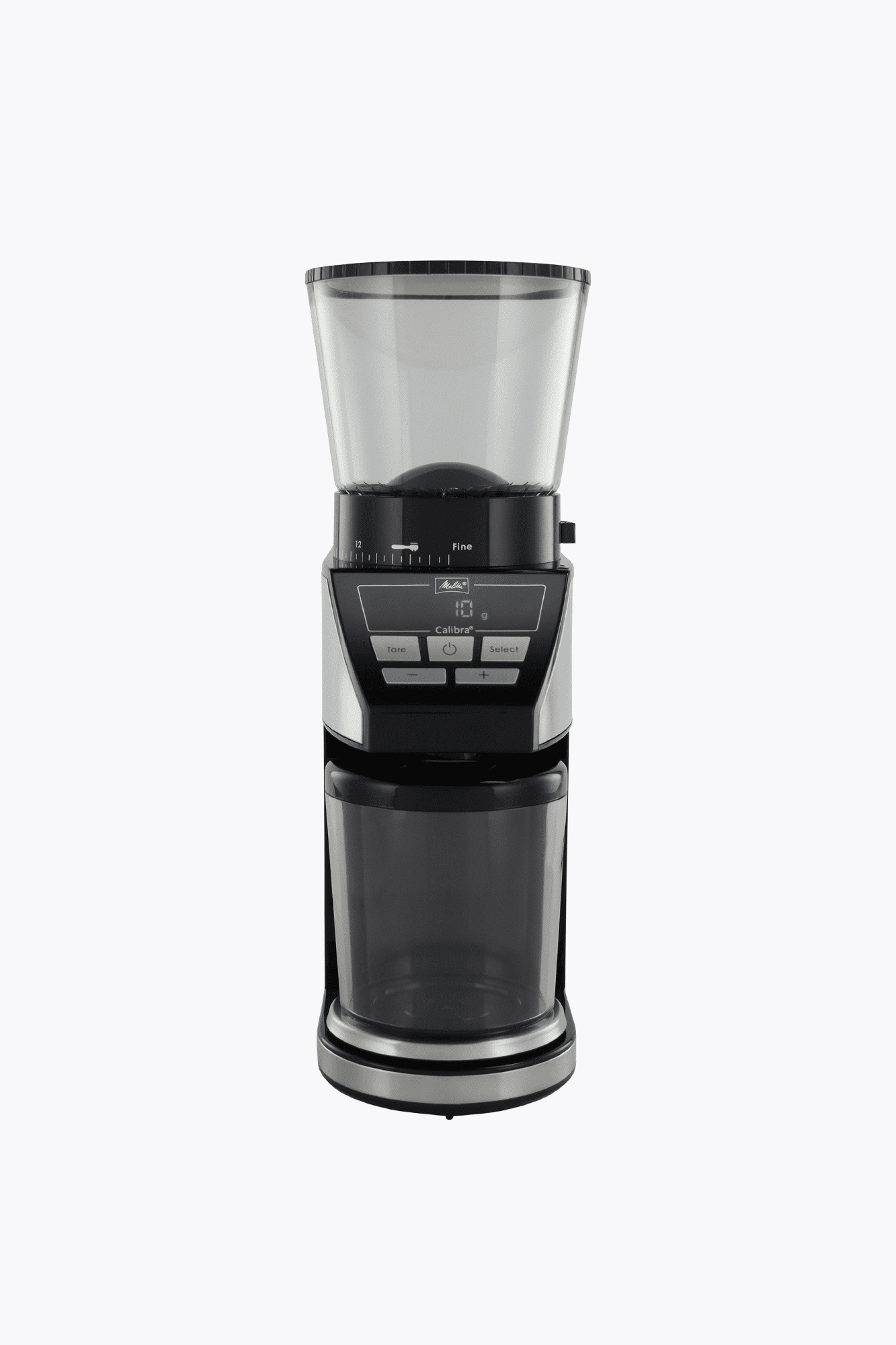 Melitta® Calibra Elektrische Kaffeemühle 1027-01 schwarz-Edelstahl