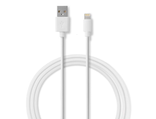 NEDIS - Adaptateur Lightning WCHAL240AWT - Apple Lightning - 1m