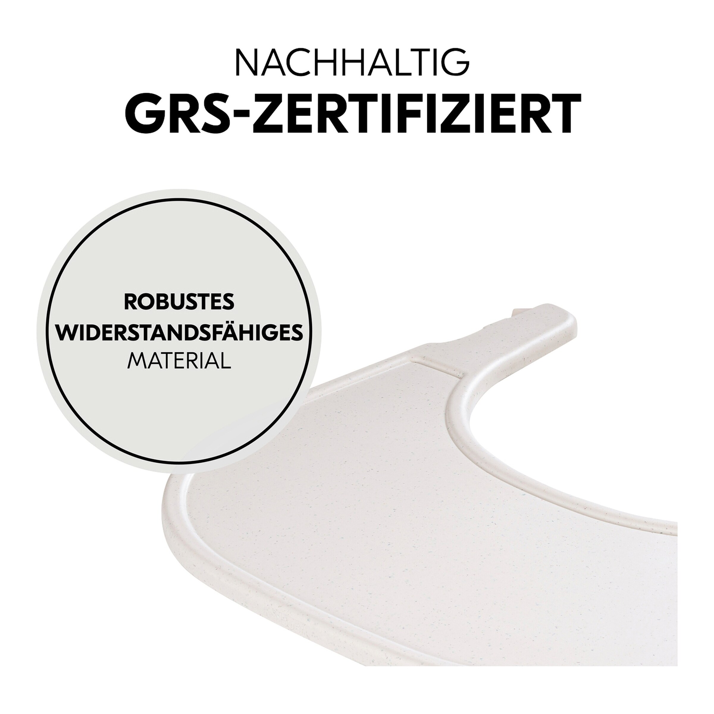 Hauck Hochstuhltisch Alpha Click Tray beige