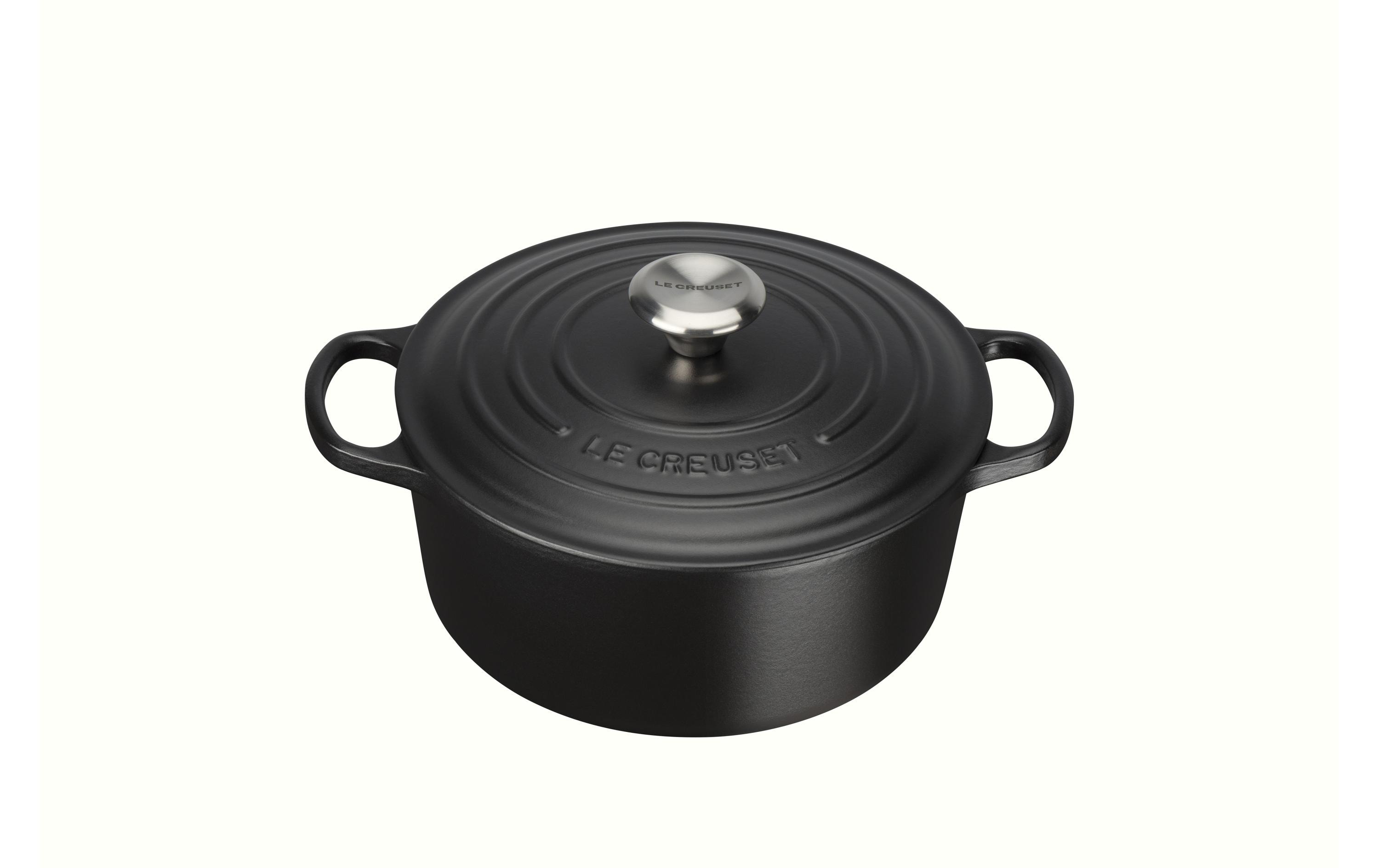 Bräter Signature 24 cm, Schwarz<br>Ovaler Bratentopf aus Gusseisen