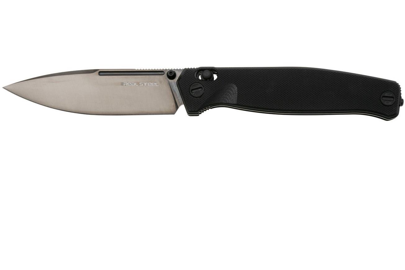 Real Steel Huginn Ultra 7654BB, Black S35VN, Black G10 zakmes, Ivan Braginets design