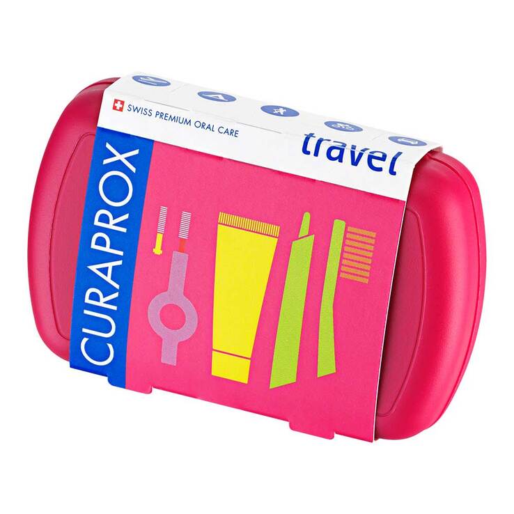 Curaprox Travel-Set rot, 1 St