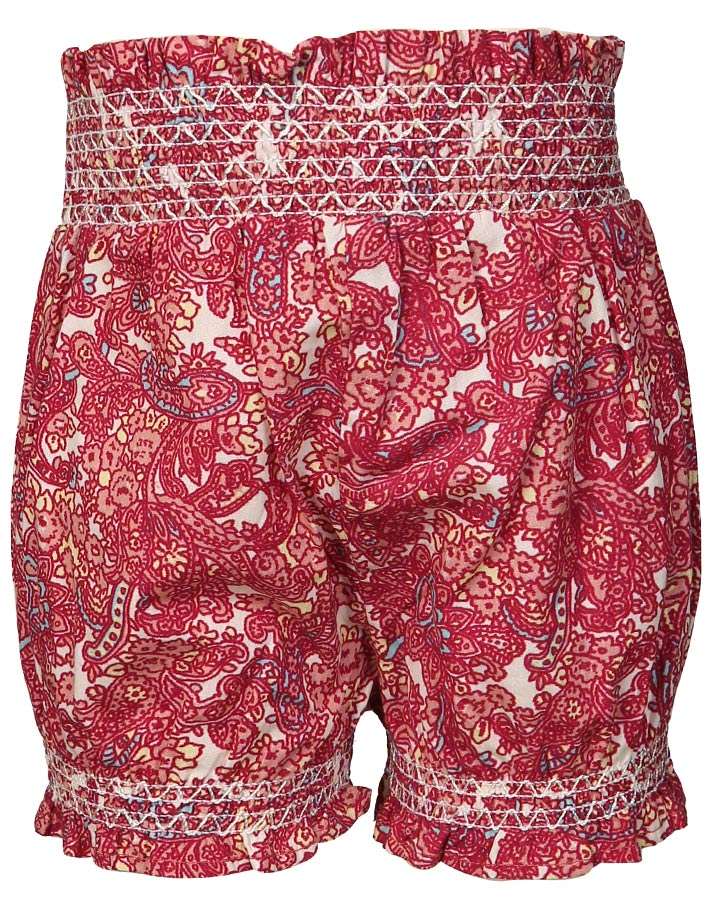 Shorts TINY PAISLEY in bordeauxviolett