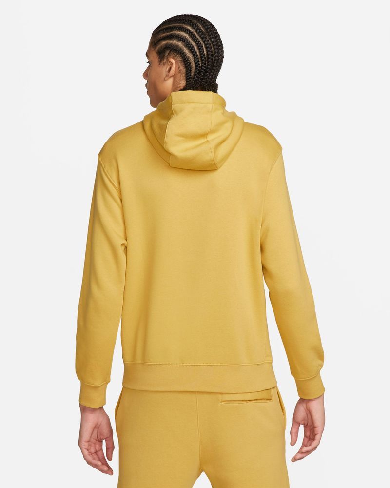 Sweat à capuche Nike Sportswear Club Fleece Jaune & Jaune Or pour homme