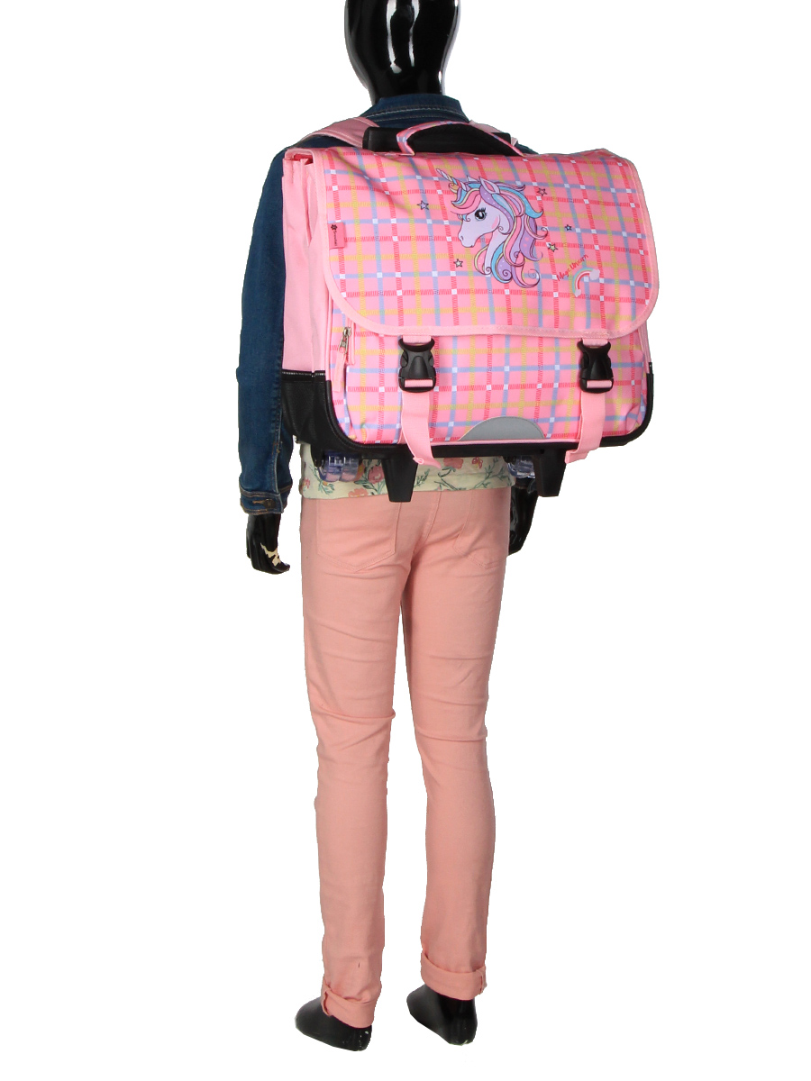 Cartable À roulettes Snowball Romantique Licorne 41 cm