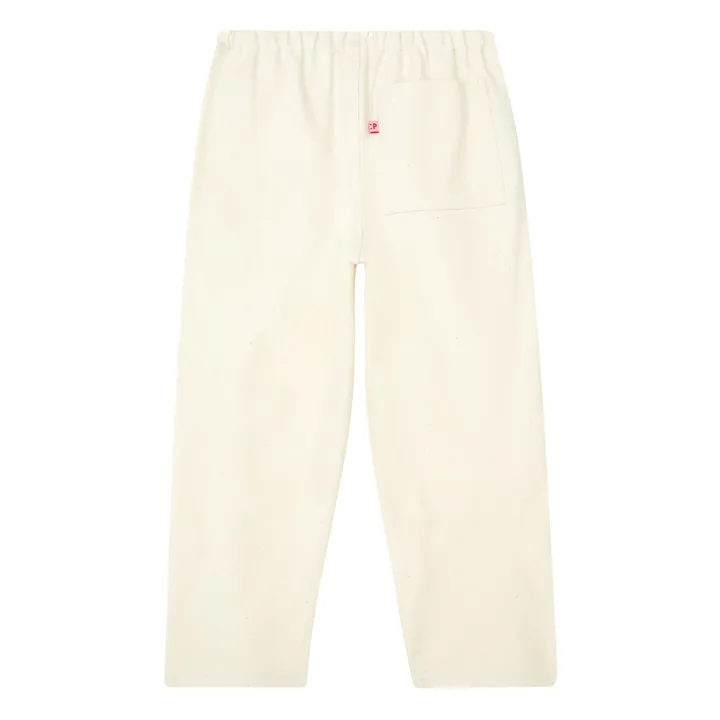PDenim Pantalon en Denim Coton Bio | Ecru