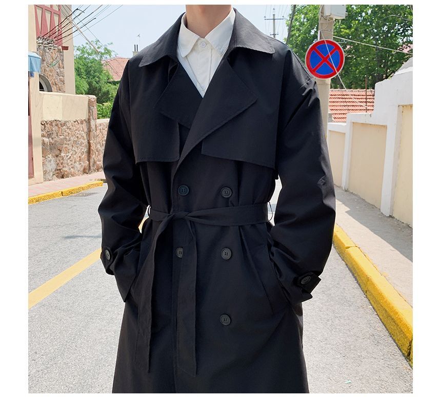 Andrei - Trenchcoat met dubbele rij knopen