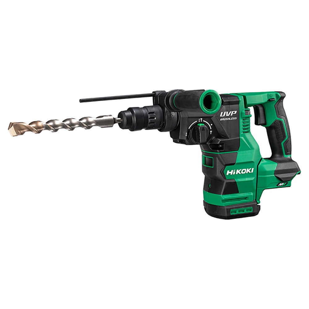 Martelo rotativo HiKOKI 36V sem escovas, 28mm, SDS-Plus, com mandril DH3628DC(H4Z)