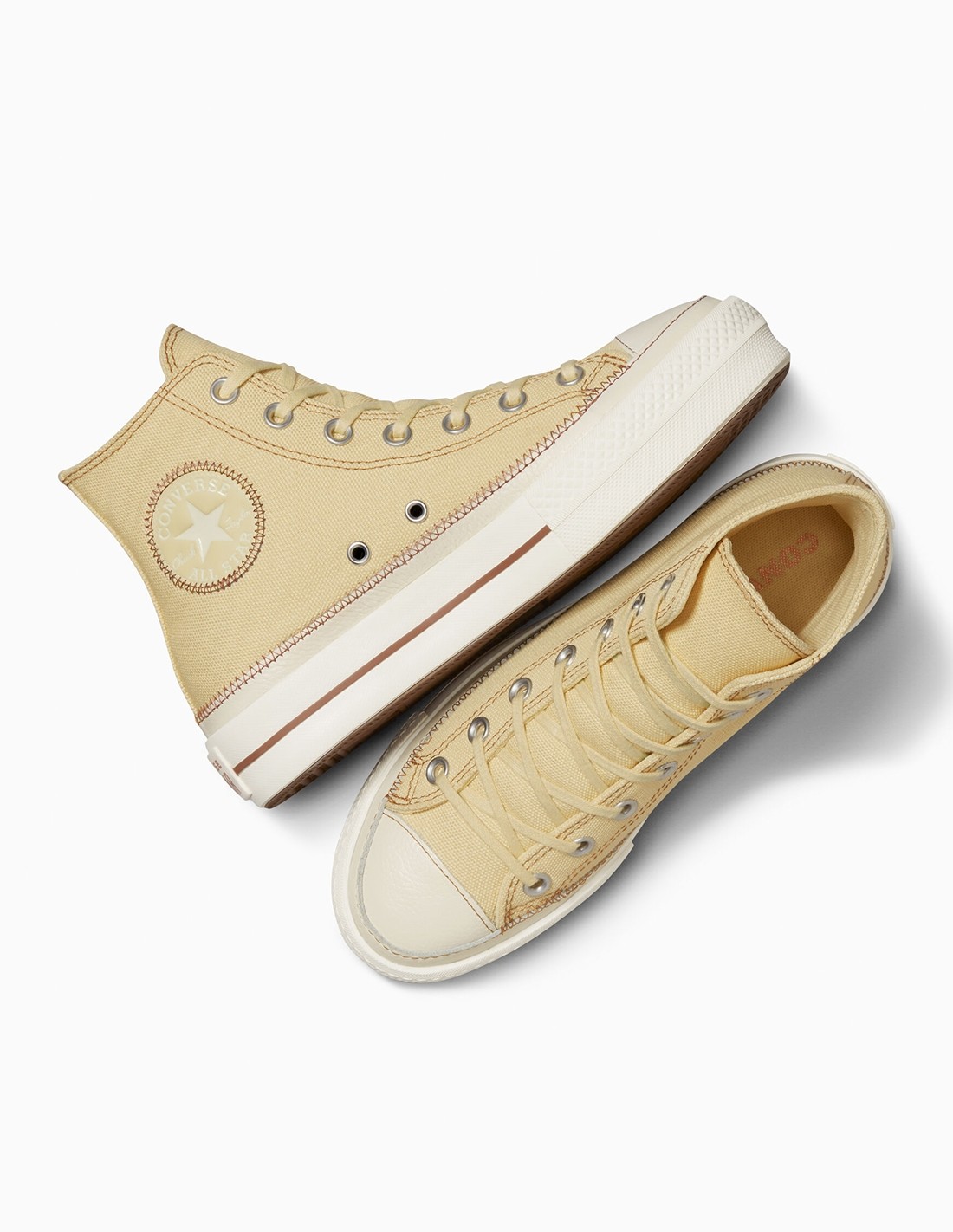converse Sneakers femme compensée ctas lift hi open sesame