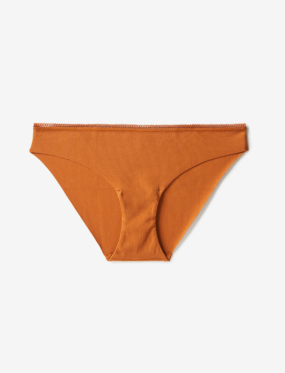 Culotte taille basse - marron glacé