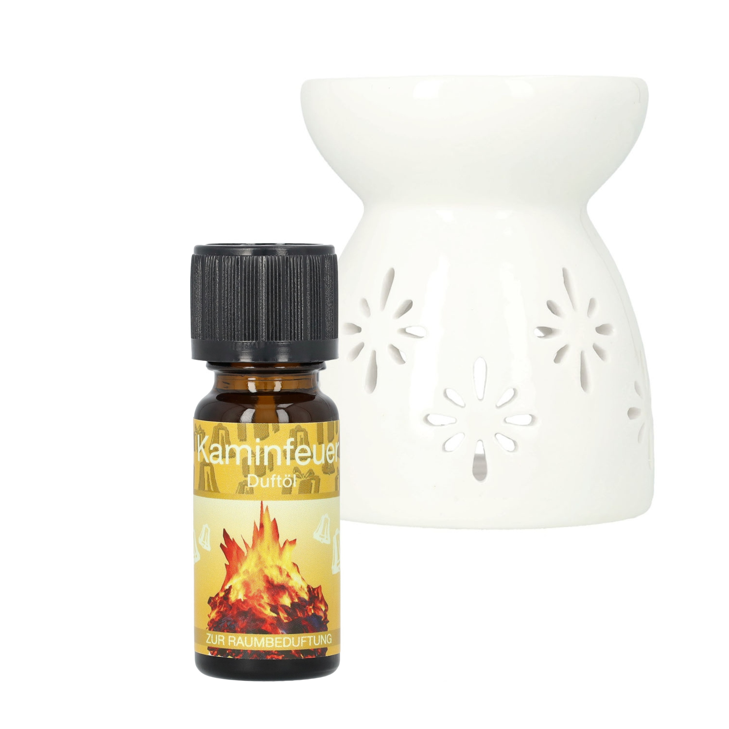 (10ml) Raum Duftöl Aroma Öl für Diffuser / Duftlampen / Duftsteine (64314) - Kaminfeuer
