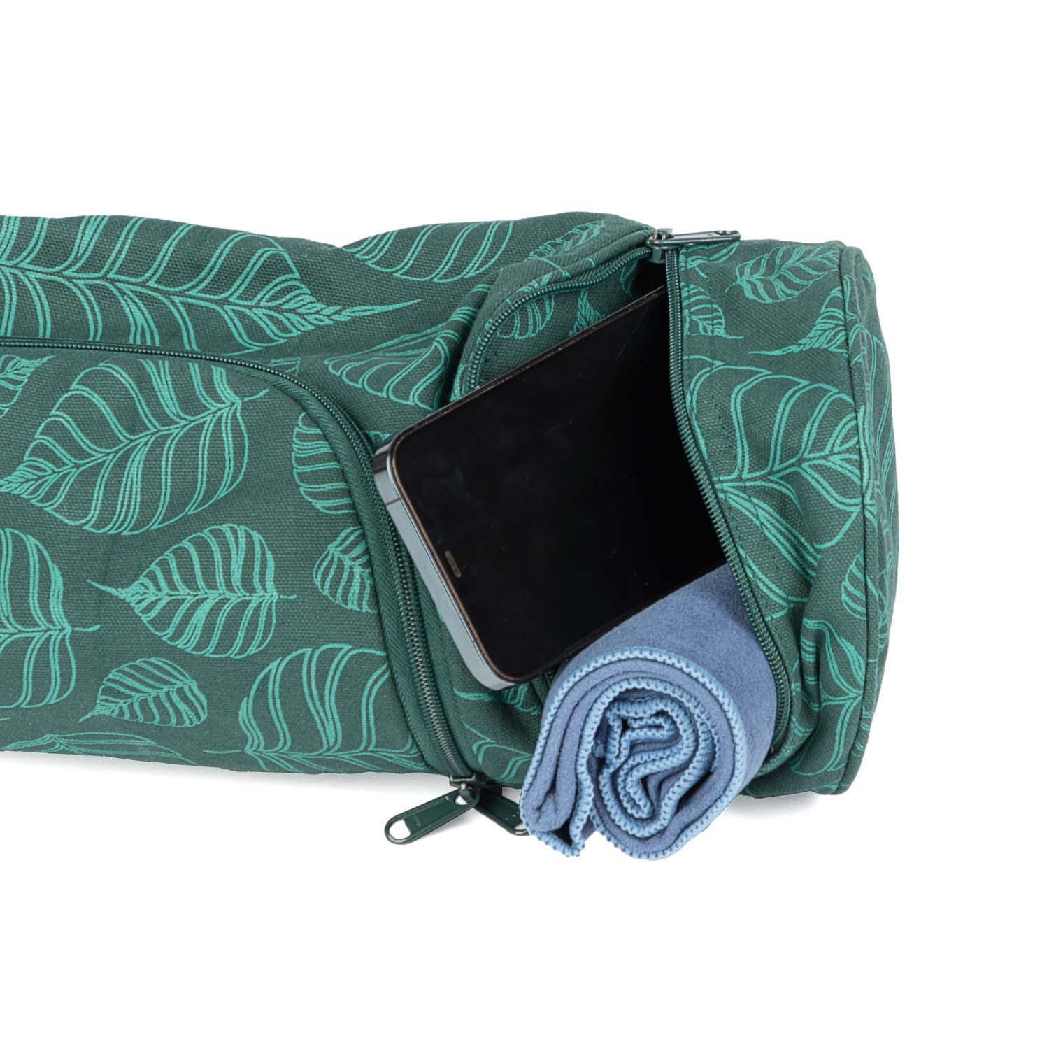 bodhi Maharaja Collection: Gemusterte Asana Bag Bodhi Leaves