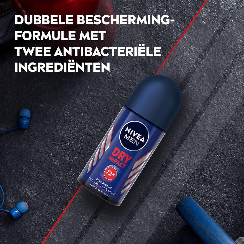 Dry Impact deodorant roller - 6 x 50 ml - voordeelverpakking