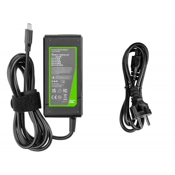 Green Cell Universal Laptop-oplader USB-C 45W