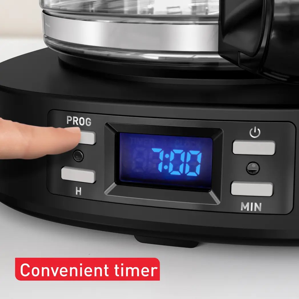 Tefal CM520D10 Koffiezet met timer 1,2 L