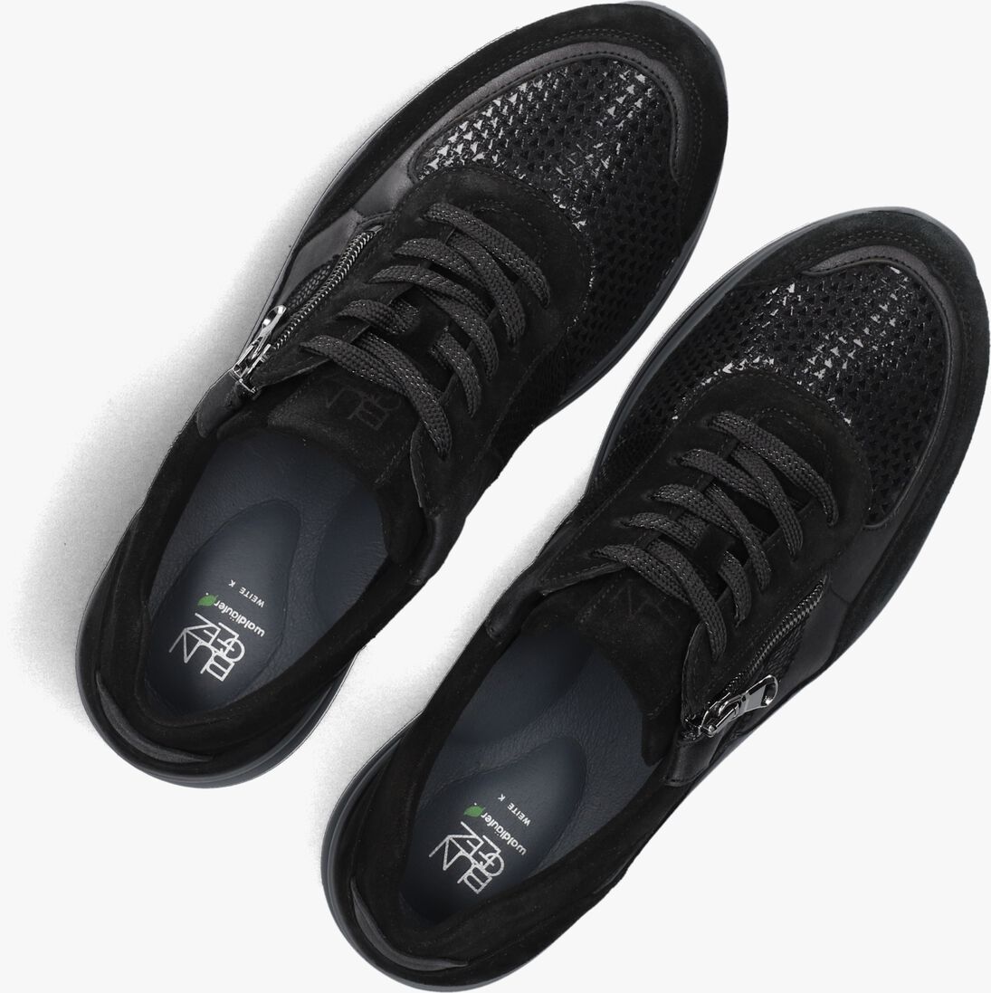 zwarte waldlaufer lage sneakers k luana