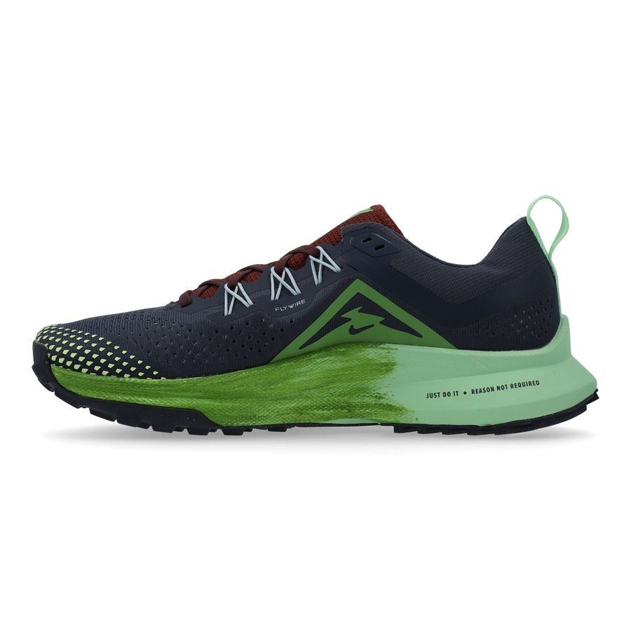Nike Chaussures de Running React Pegasus Trail 4 - Bleu Marine/Vert Femme