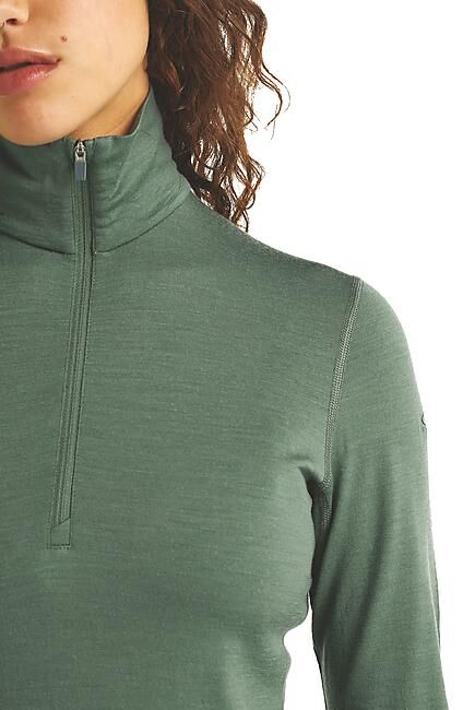 ICEBREAKER - T-SHIRT ML DEMI ZIP OASIS HALPH ZIP W
