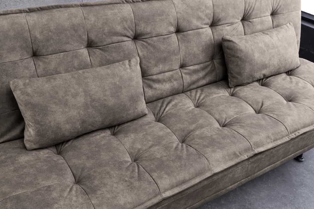 Modernes Schlafsofa JAZZ 190cm antik taupe Microfaser 3-Sitzer Couch