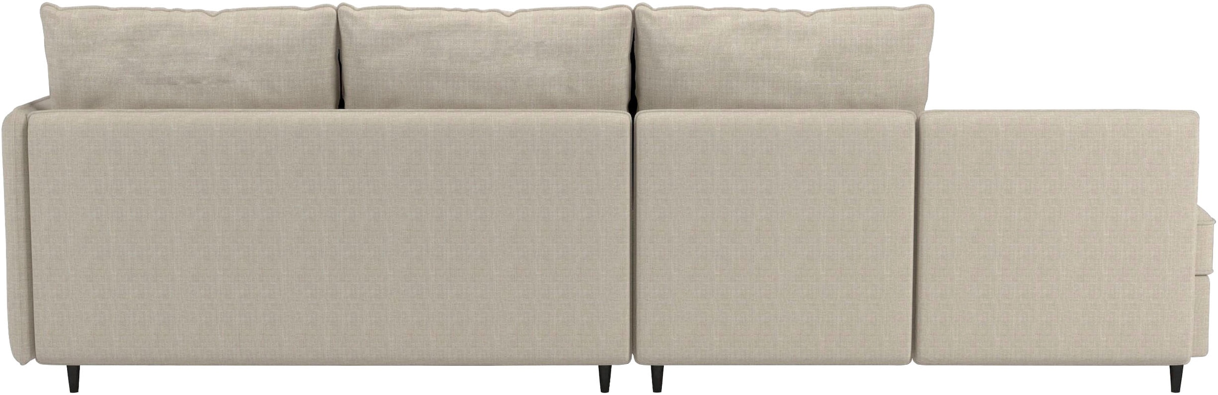 Dorel Home Ecksofa »LINDHUS, L-Form, verschiedene Stellvarianten, Schlaf-Liege« Modulsofa, Recamiere, grosser Bettkasten, Cord, Chenille