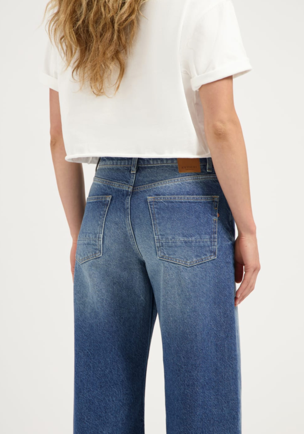 Kuyichi Damen-Jeans Lucy Loose Atlantic Ocean