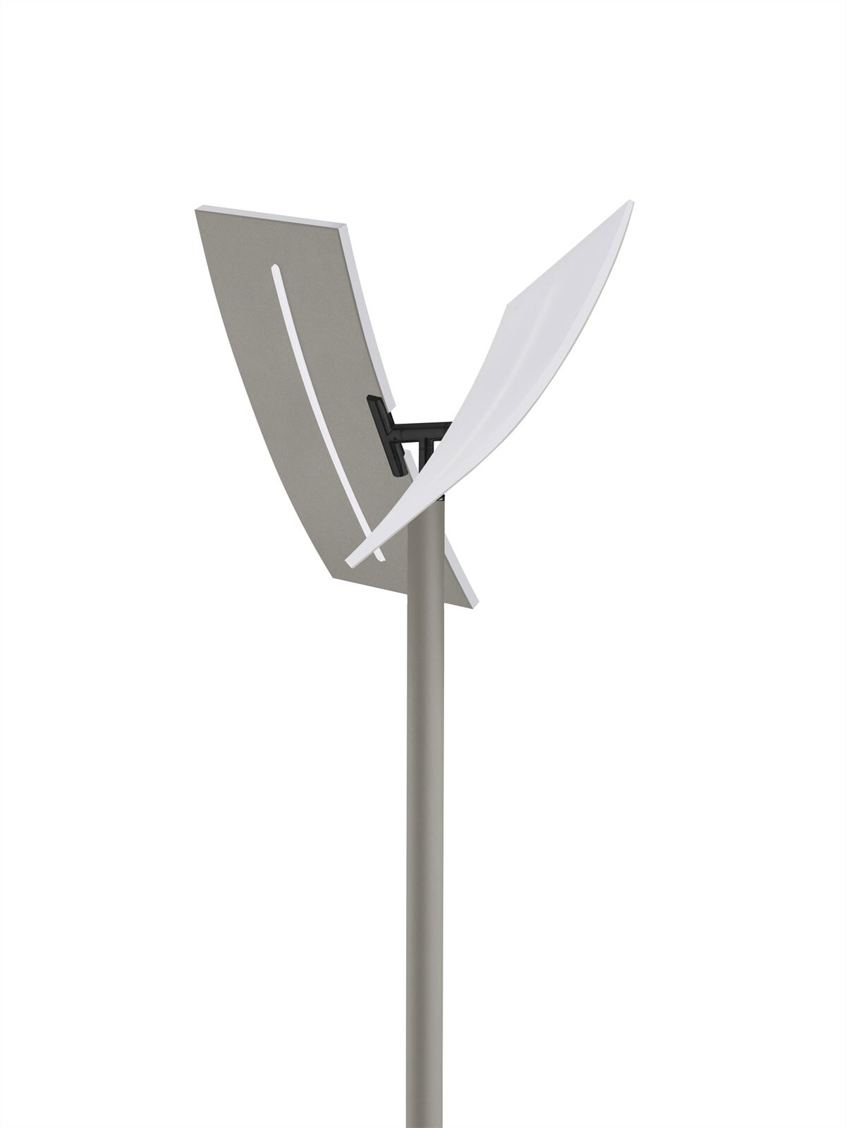 HELL LED Deckenfluter EVOLO taupe