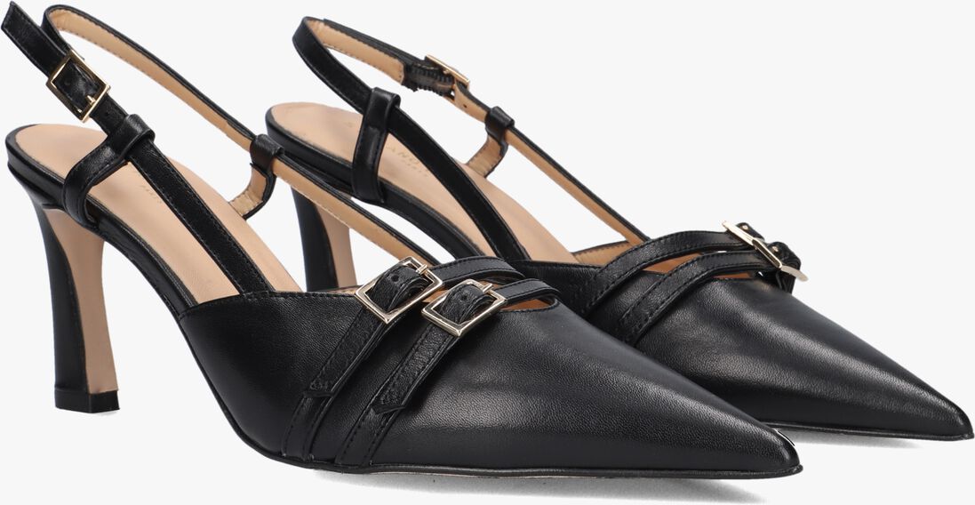 zwarte stefano lauran slingbacks 77212