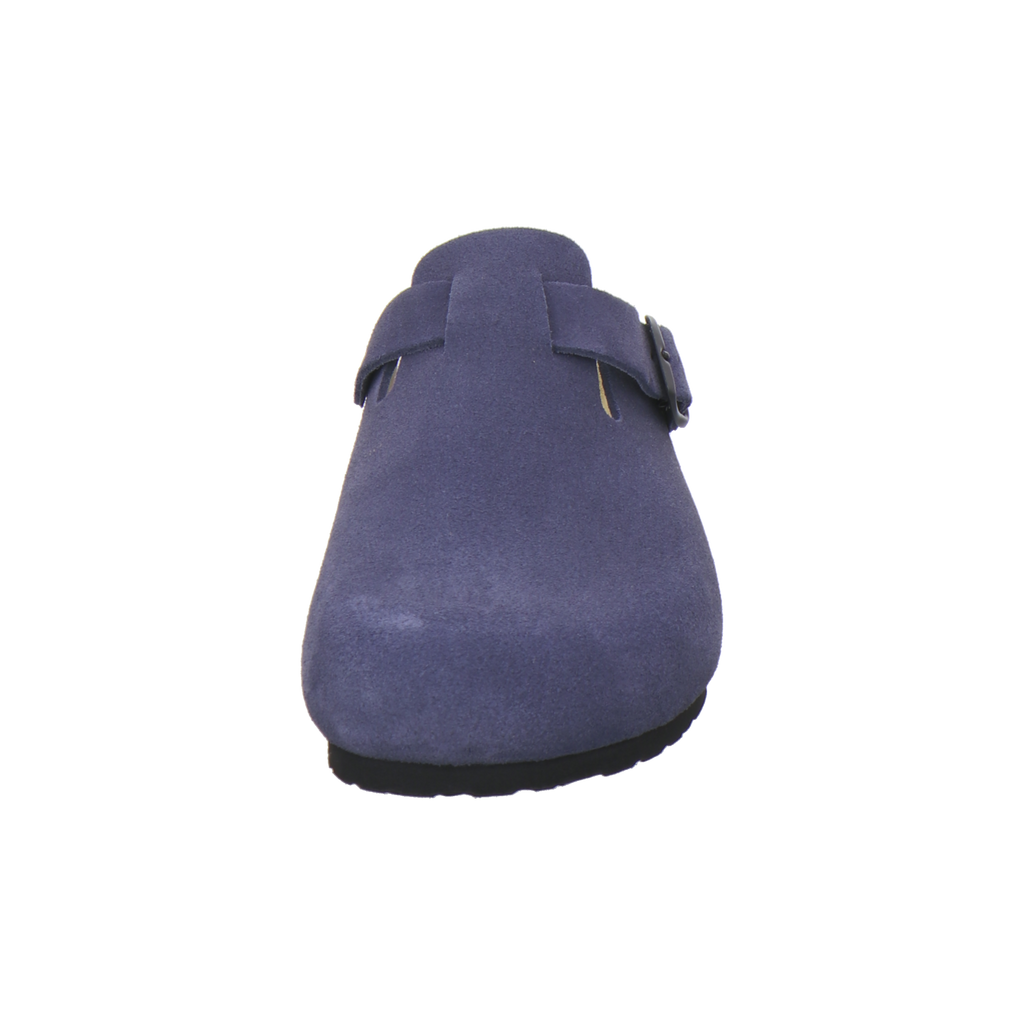 Clogs Herren Leder azzurro Velour