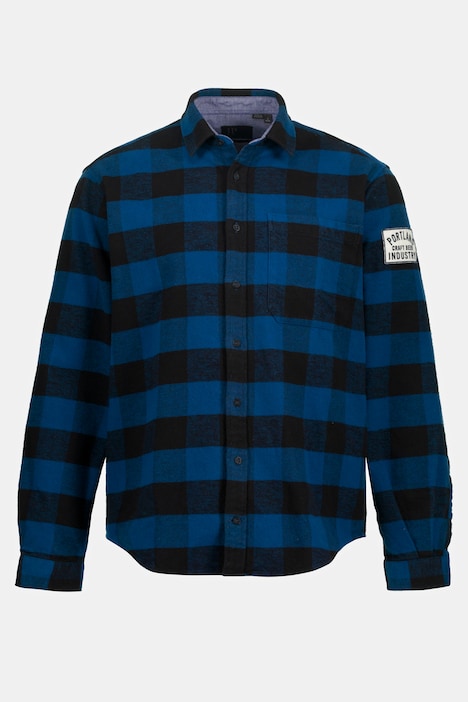 Karohemd, Overshirt, Langarm, Kent Kragen, Modern Fit