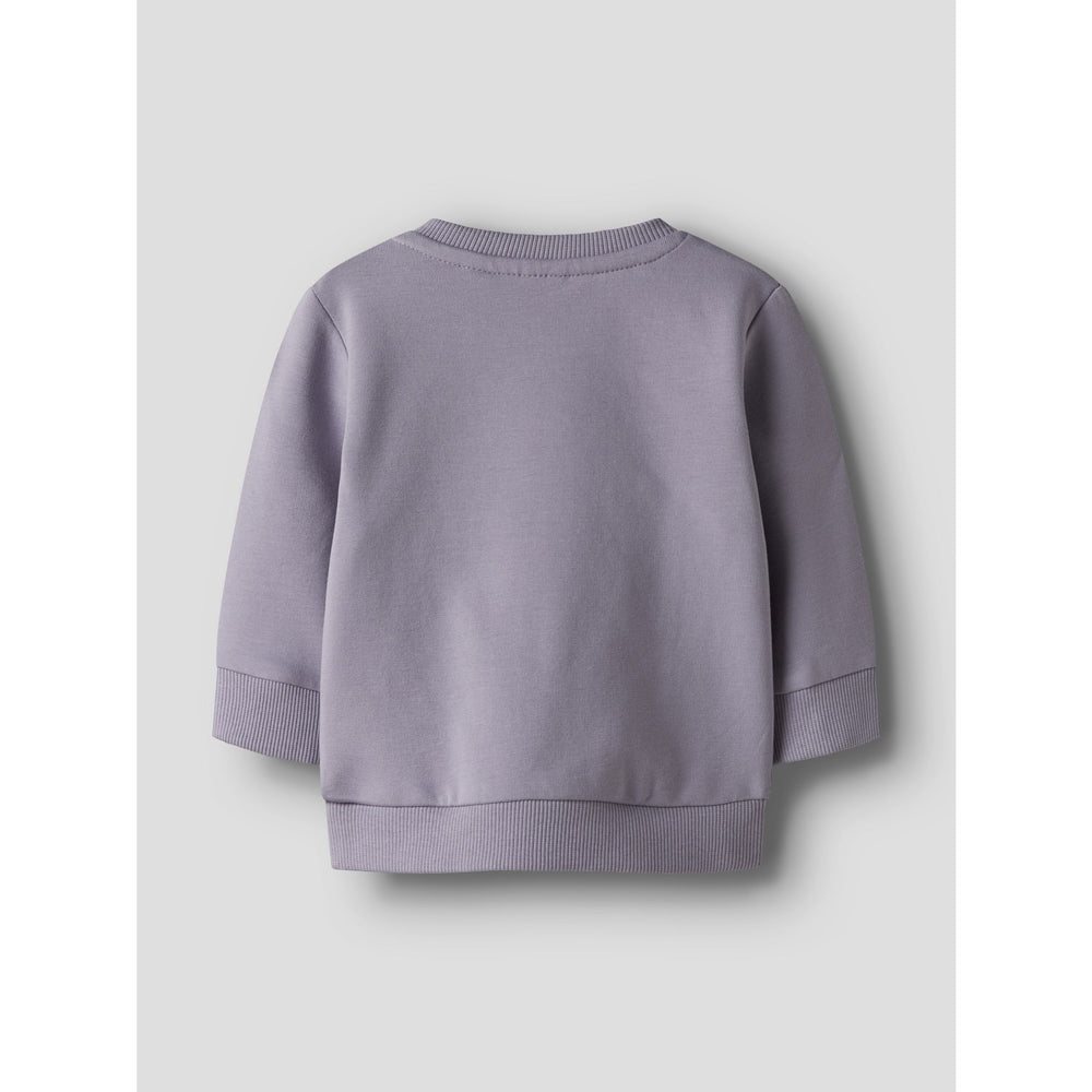 Køb Name It Lavender Gray Nbftacathy Ls Sweat Bru