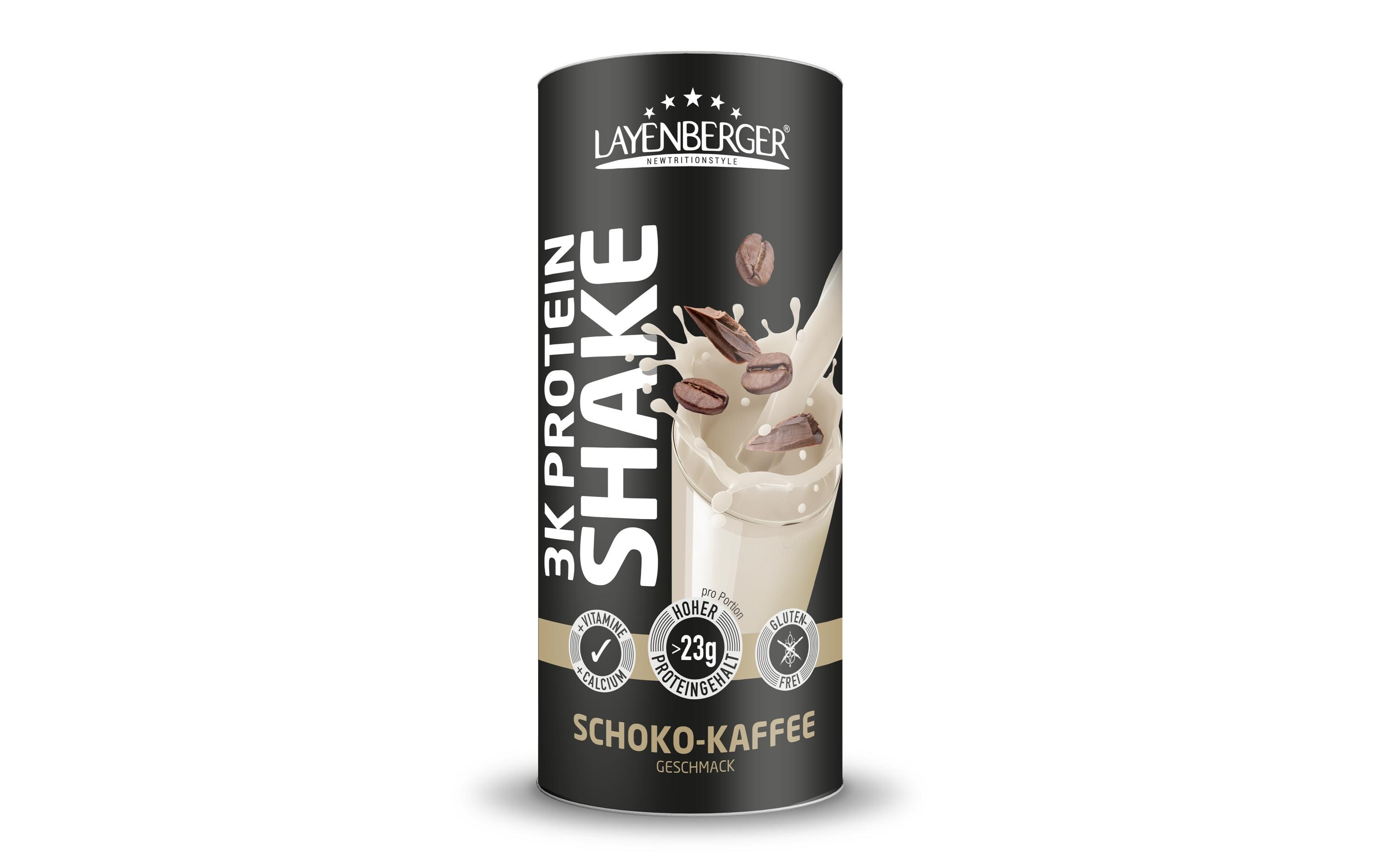 Pulver 3K Protein-Shake Schoko-Kaffee 360 gProteinshake mit Schokoladen- und Kaffeearoma