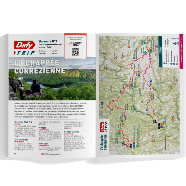 Dafy Moto - Roadbook Moto : Dafy Trip Limousin