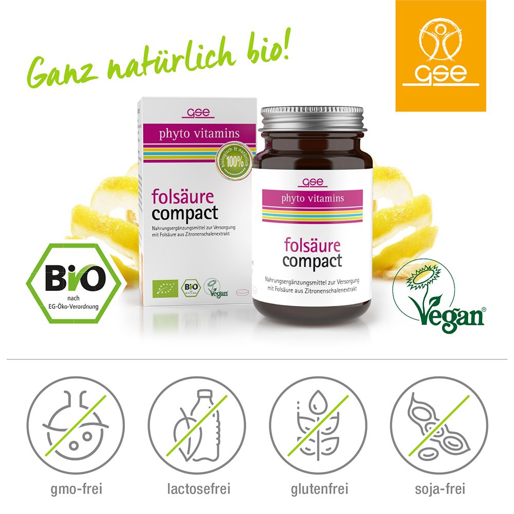 GSE phyto vitamins Folsäure Compact