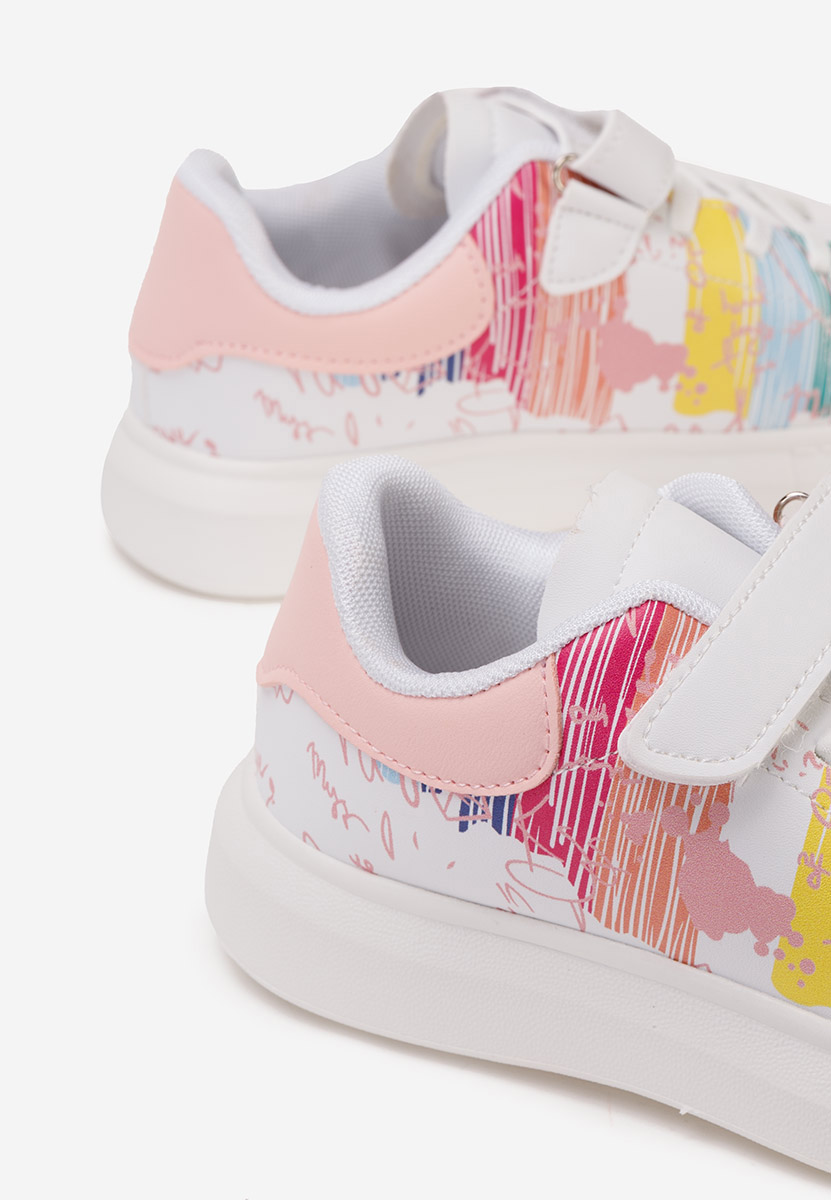 Baskets fille blancs Spots C V2