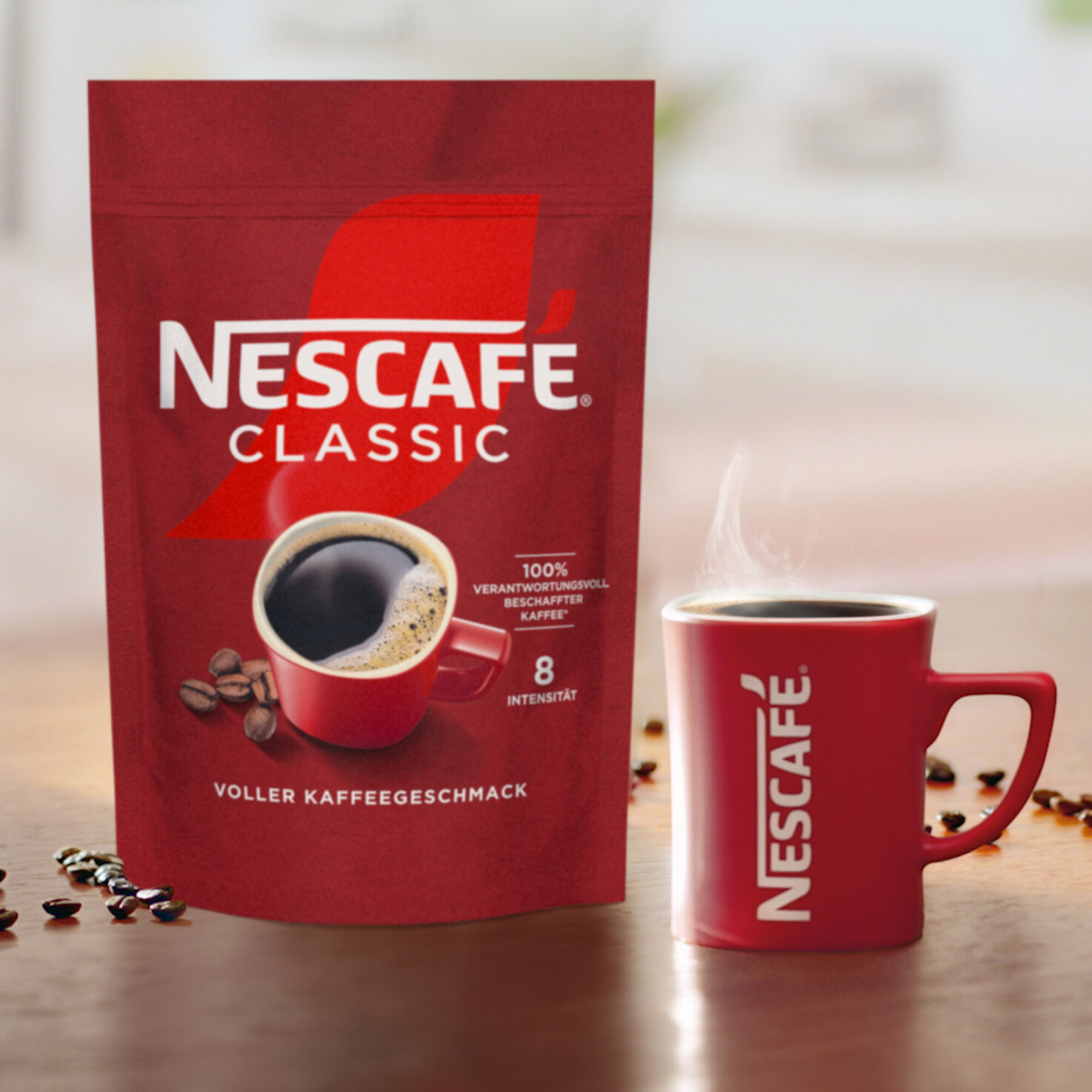 Nescafé Classic löslicher Kaffee Beutel