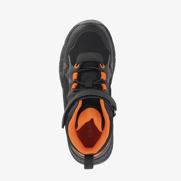 Blue Box hoge jongens sneakers zwart/oranje