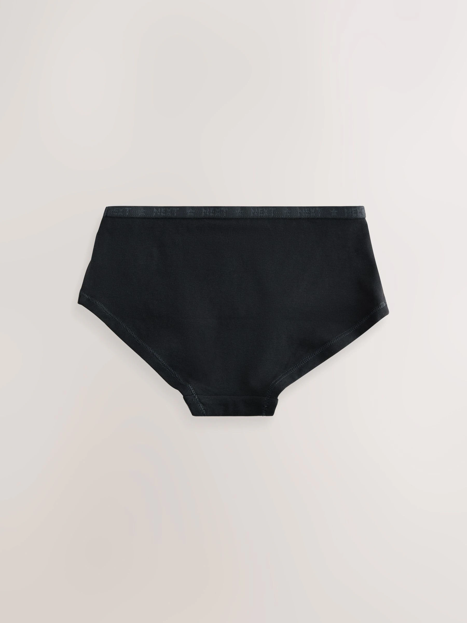 Zwart - Verpakking van 7 hipsters (2 - 16 jr)