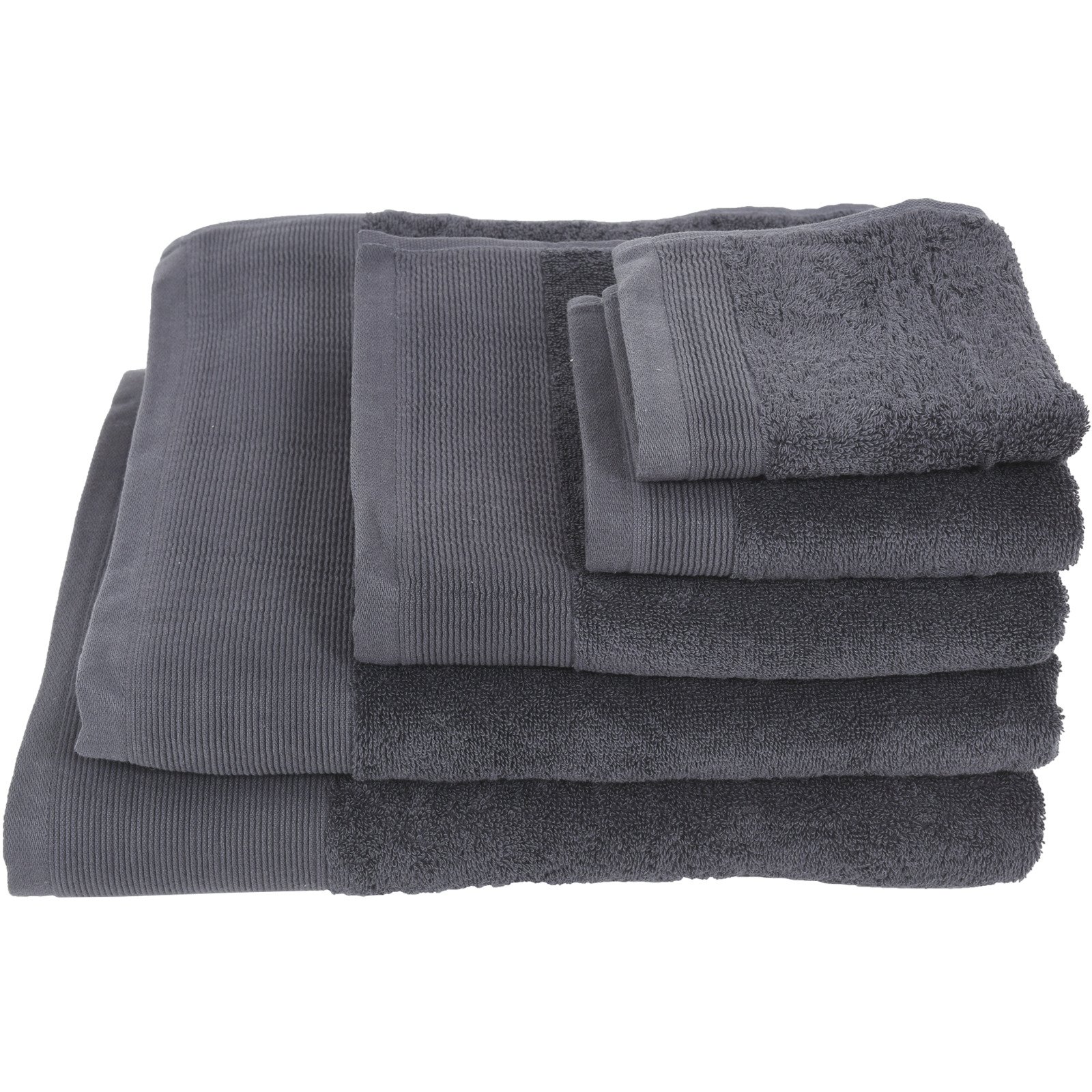 Waschlappen 30 x 30 cm anthrazit