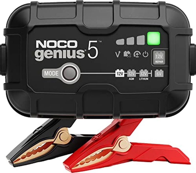 Genius - Genius5EU - Acculader - Zwart - Voor Loodaccu's en Lithium-ion