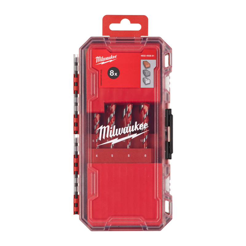 Milwaukee betonborenset Premium 8-delig